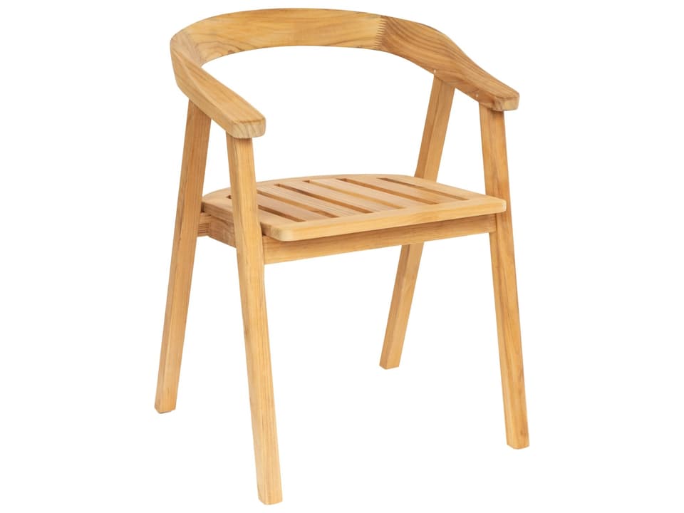 La Costa Wood Teak Dining Chair