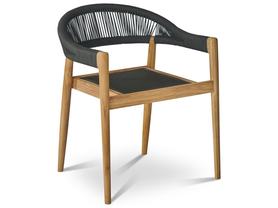 Klint Wood Rope Sling Dining Chair