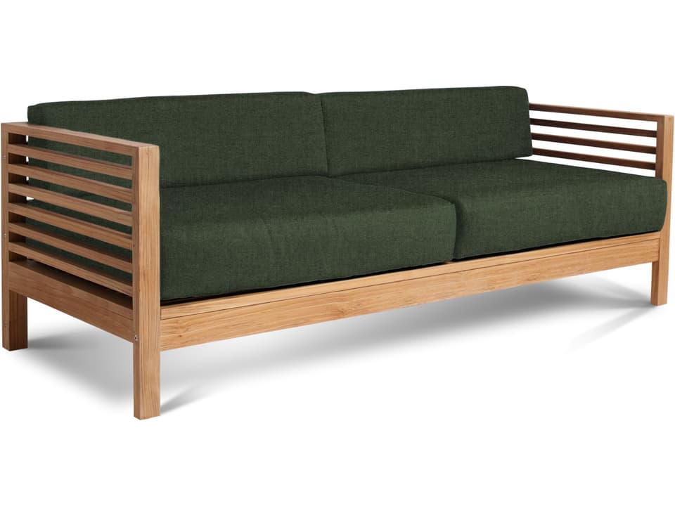 Summer Wood Jungle Teak Cushion Sofa