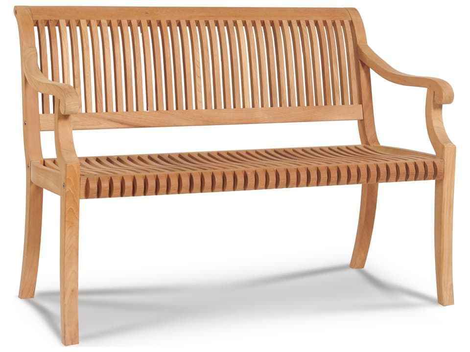 Palm Wood Teak Bench