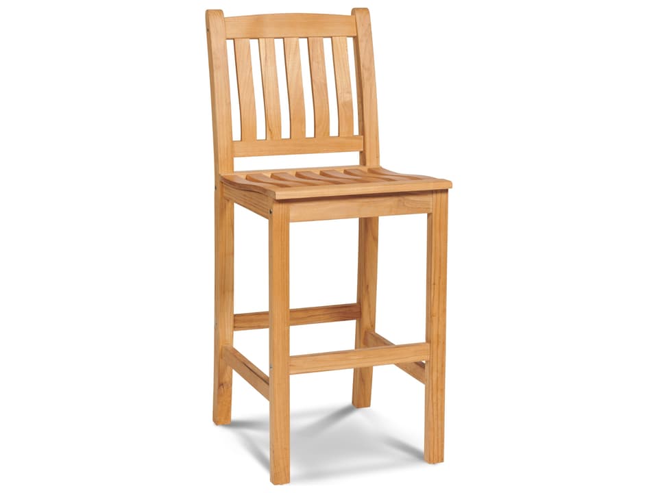 Oasis Wood Teak Bar Stool