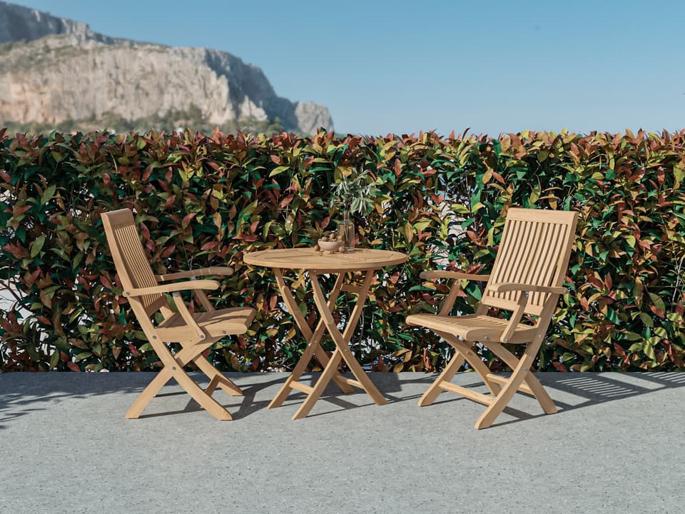 Devon Wood Teak Dining Set