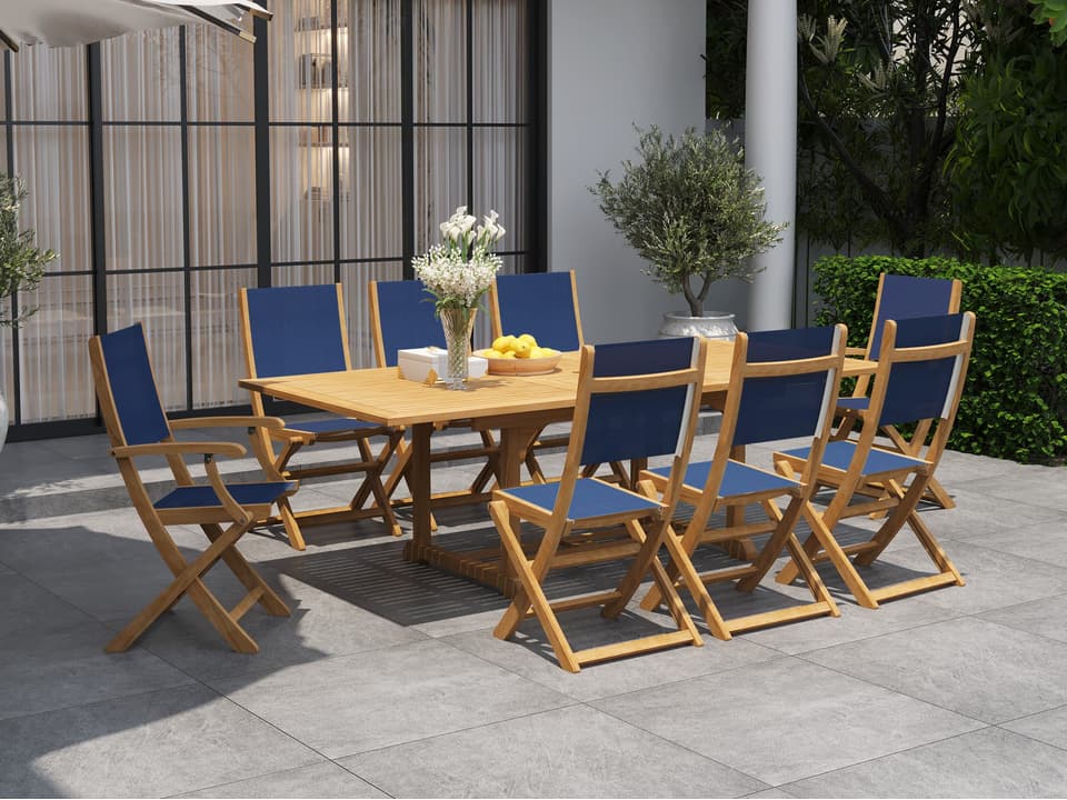 Dalton Wood Teak Dining Set