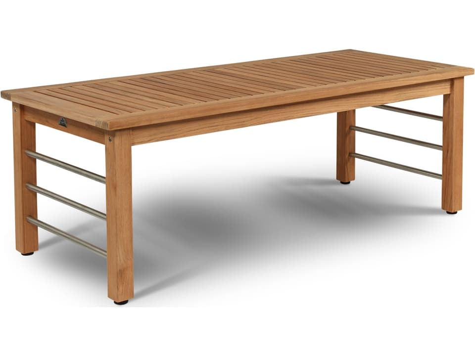 Soho Wood Teak Rectangular Coffee Table