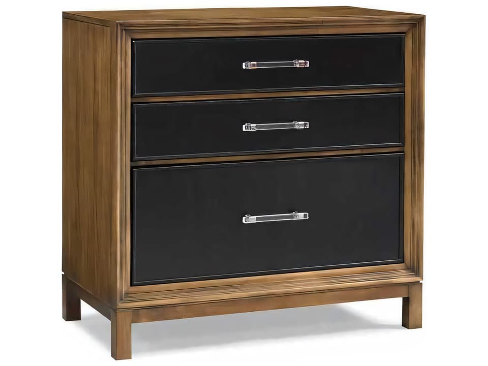 Custom Elements Lawson 3-Drawer File Cabinet in Carob Brown