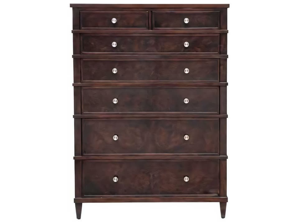 Artifex 7-Drawer Degas Accent Chest in Vuitton Brown