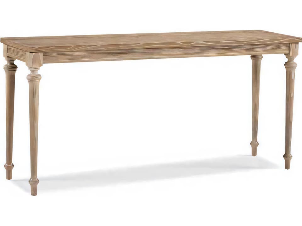 Hillcrest Rectangular Console Table in Driftwood Finish