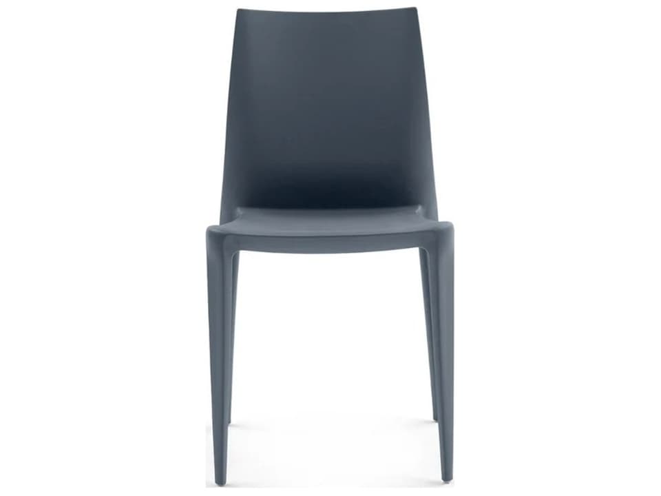 Bellini Dark Grey Polypropylene Dining Chair - Pack of 2