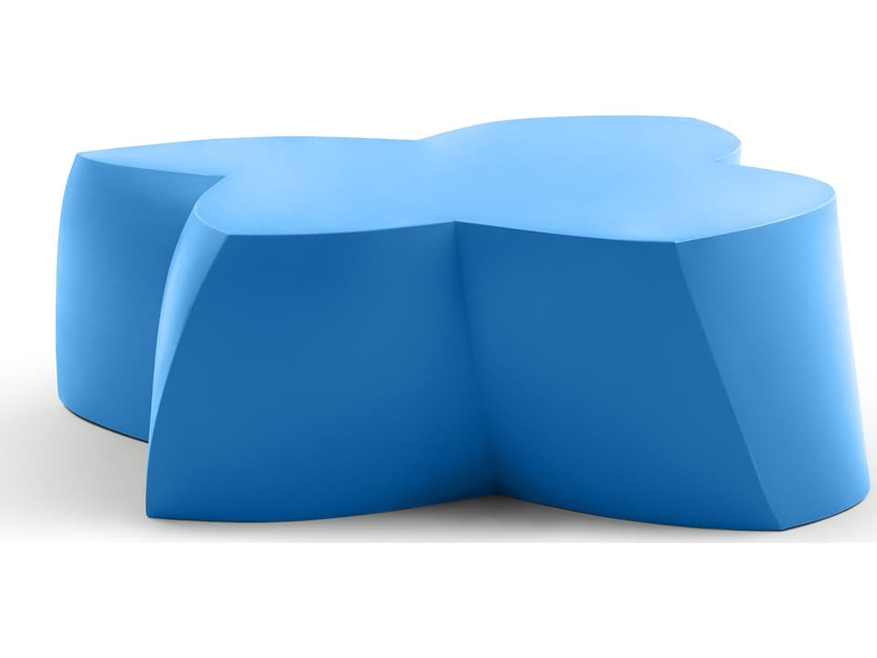 Gehry Polyethylene Coffee Table in Blue