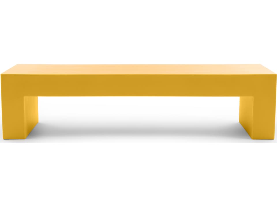 Vignelli Large Bench in Yellow
