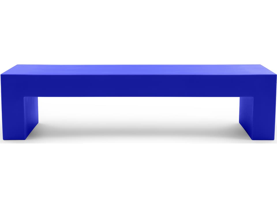 Vignelli Large Bench in Blue