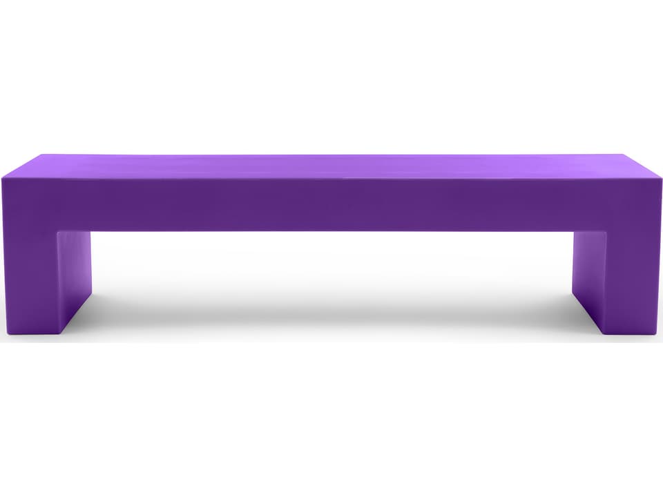 Heller Vignelli Large Bench in Purple