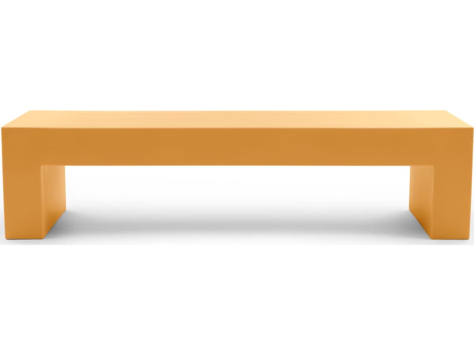 Vignelli 72 Inch Large Bench in Ochre