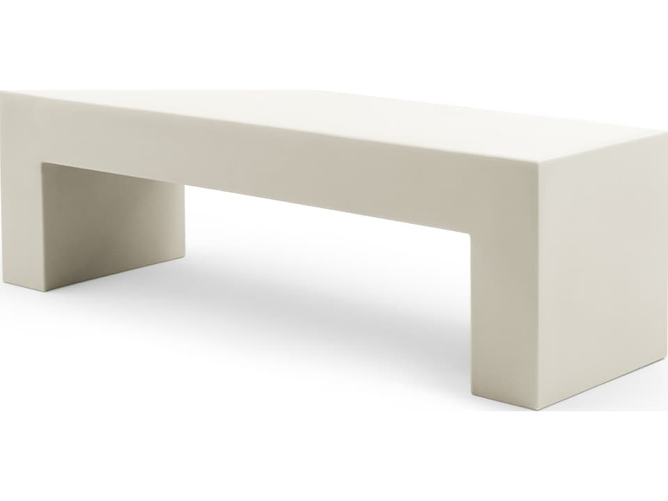 Vignelli Medium Bench in White