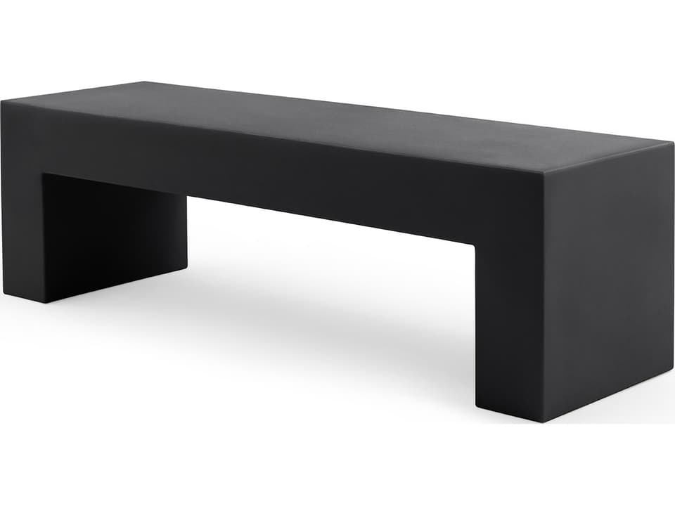 Vignelli Medium Bench in Dark Grey