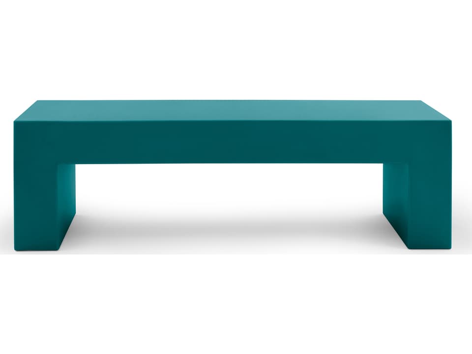Vignelli Bench Medium 60-Inch in Turquoise