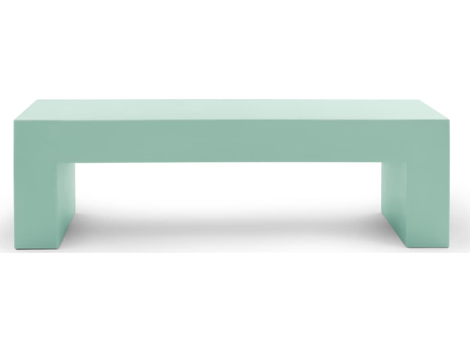 Vignelli 60-Inch Bench in Celadon