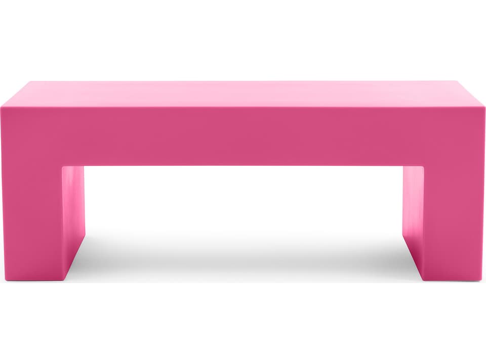 Heller Vignelli Small Bench in Pink