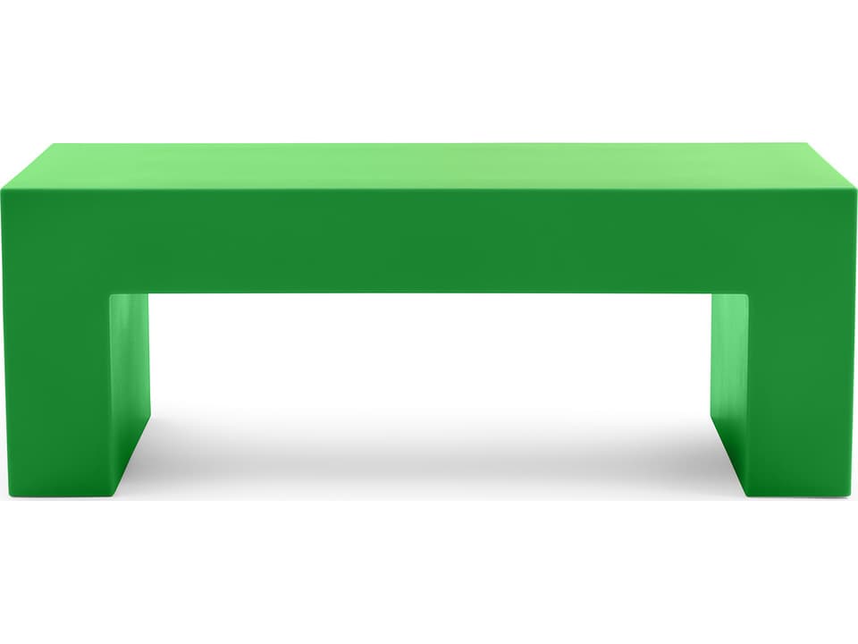 Vignelli Small Bench 48-Inch Polyethylene in Green