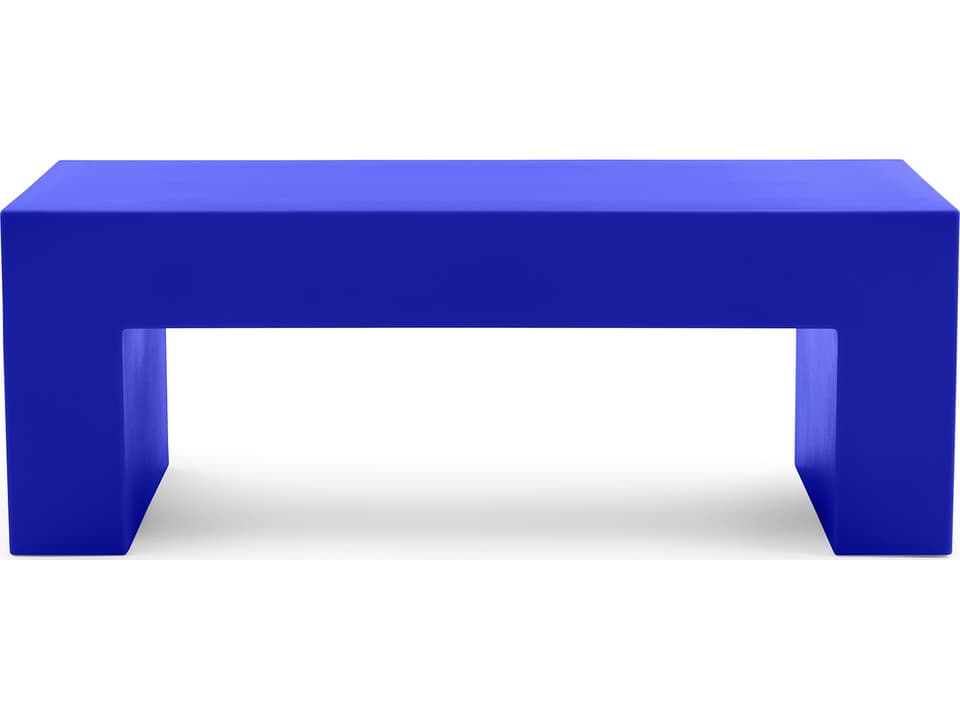 Heller Vignelli Small Bench in Blue