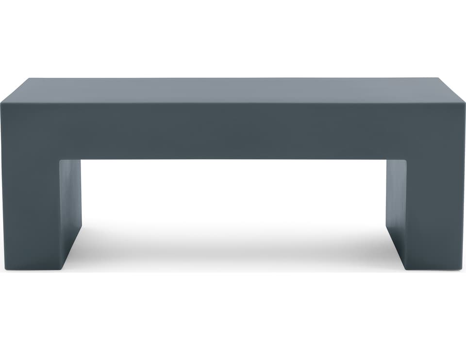 Heller Vignelli Bench Small 48 Inch in Slate