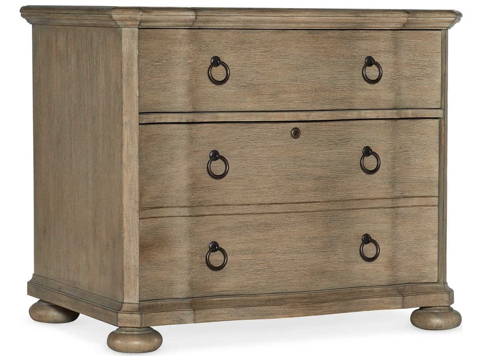 Corsica Two-Drawer Lateral File Cabinet in Light Natural Acacia