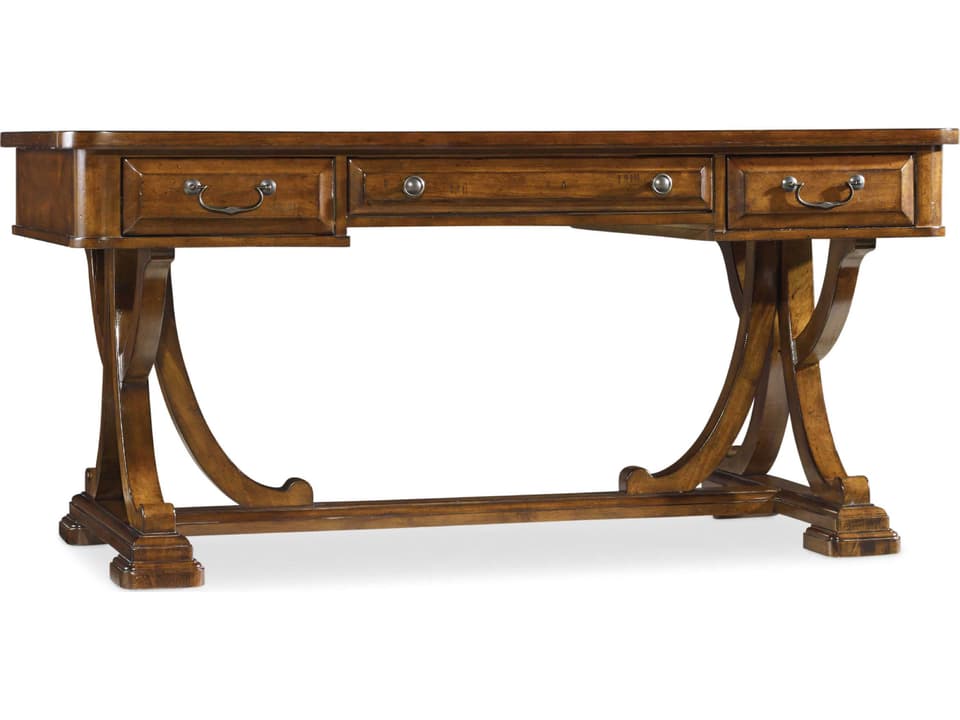 Heritage Wood Brown Alder Secretary Desk