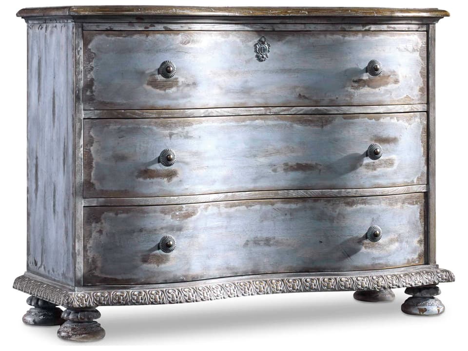 Chatelet Three Drawer Chest in Light Blue