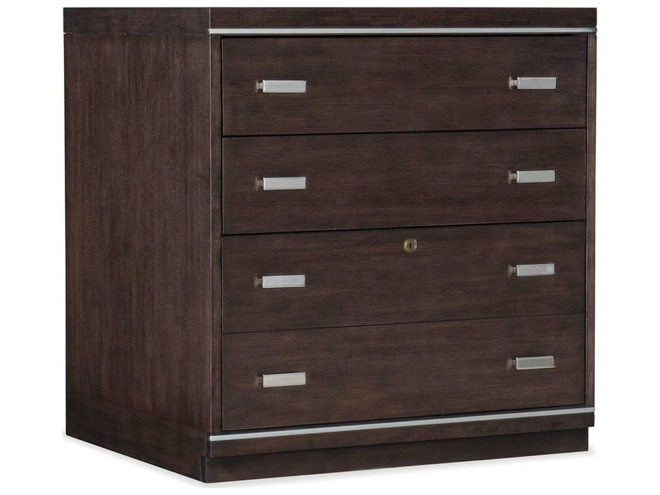 House Blend 3-Drawer Lateral File Cabinet Dark Roast Finish