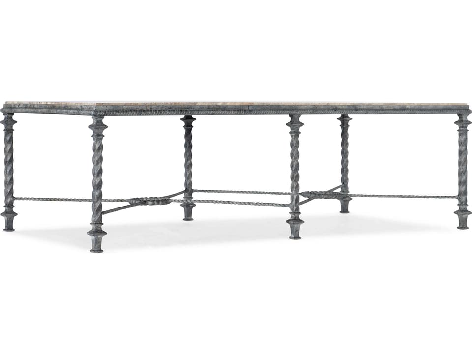 Traditions Rectangle Cocktail Table in Verdigris
