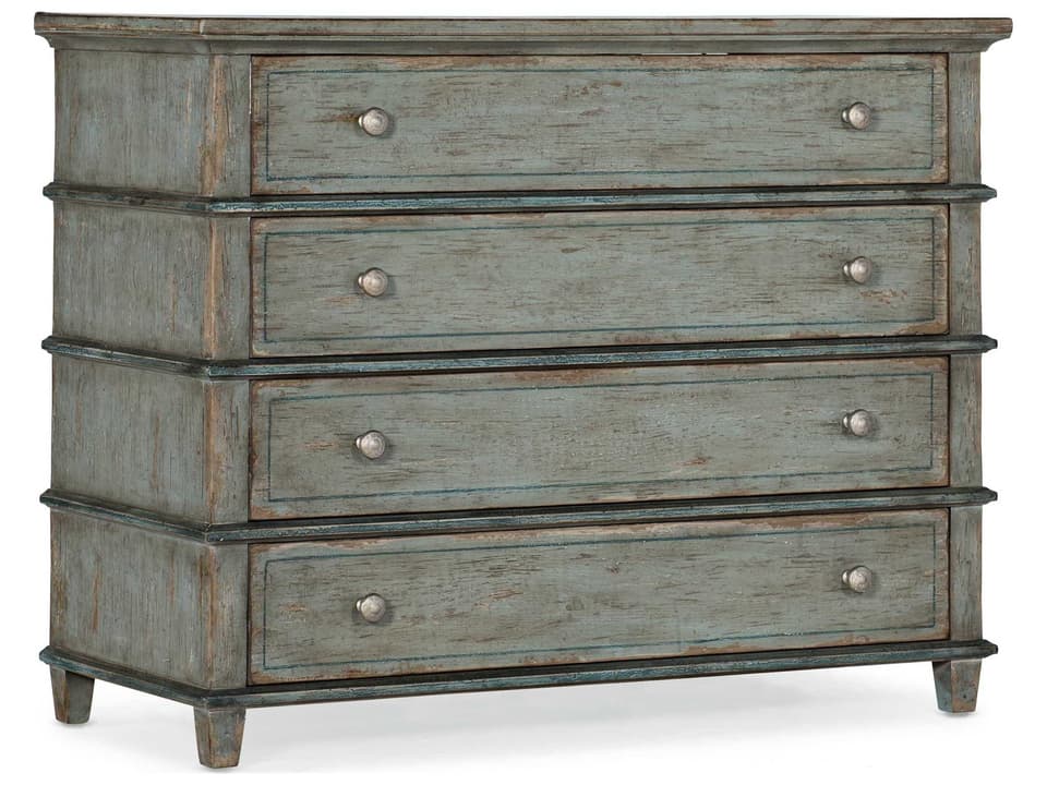Heritage 4-Drawers Normandy Gray Oak Wood Accent Chest