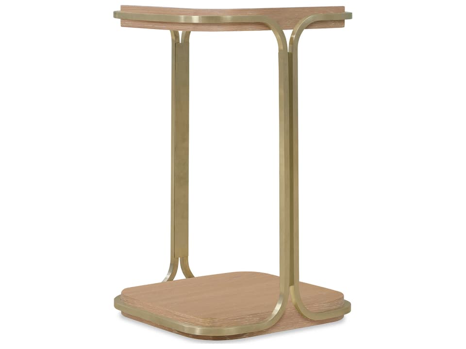 Banyon Bay Rectangular Wood End Table in Desert Oak