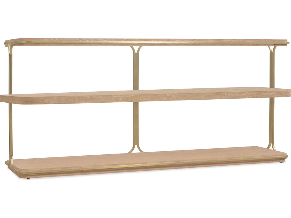 Banyon Bay Rectangular Wood Console Table in Desert Oak