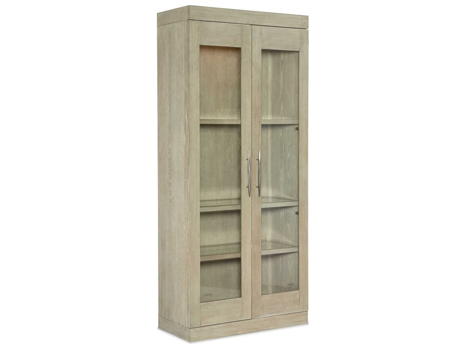 Heritage Oak Wood Terrain Champagne Display Cabinet