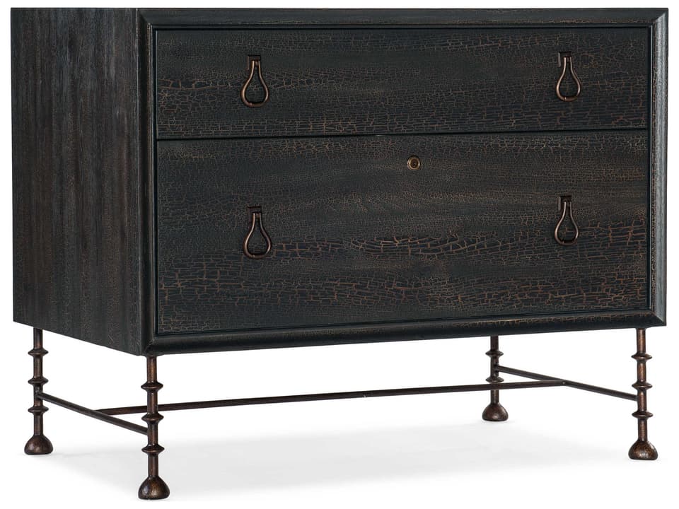 Big Sky 2-Drawer Lateral File Cabinet in Charred Timber