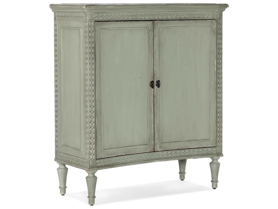 Charleston Two-Door Accent Chest in Verdigris Green