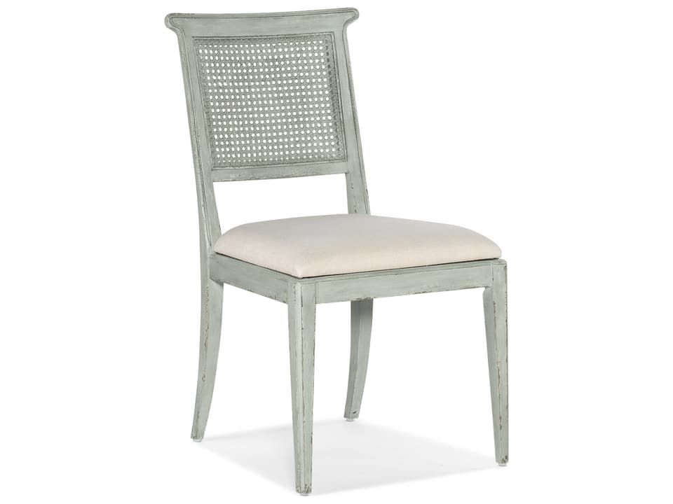 Charleston Blue Upholstered Side Dining Chair