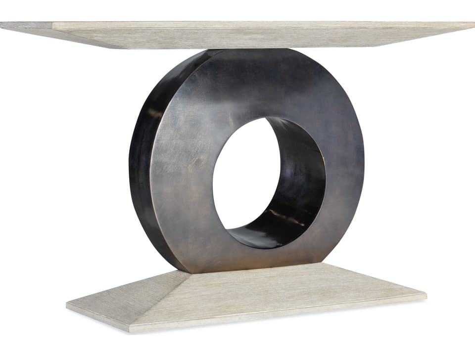 Modern Mood Rectangle Console Table in Diamond Finish