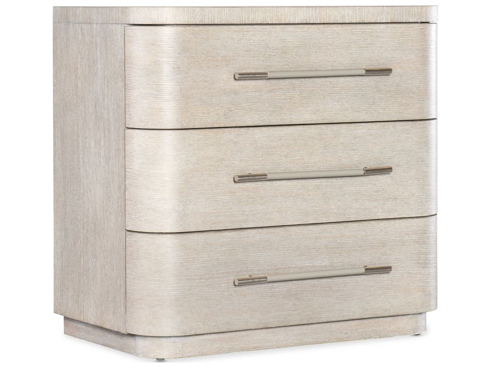 Modern Mood Three Drawer Nightstand in Diamond Finish