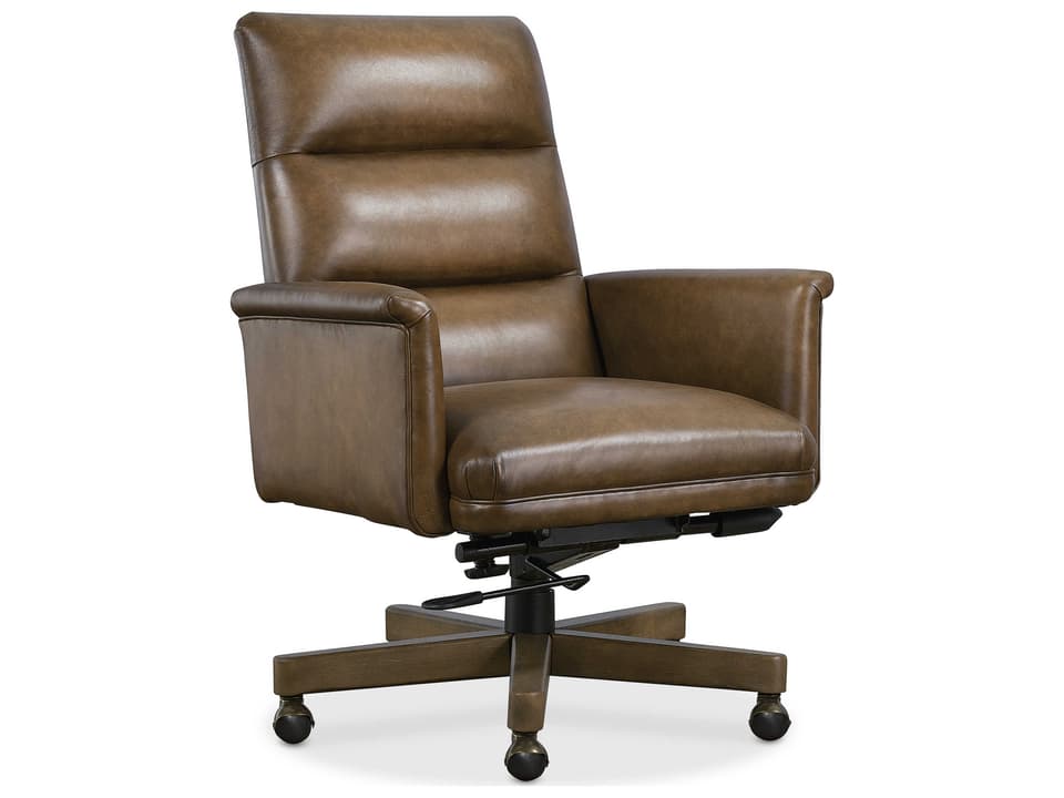 Starling Leather Executive Desk Chair with Swivel and Tilt