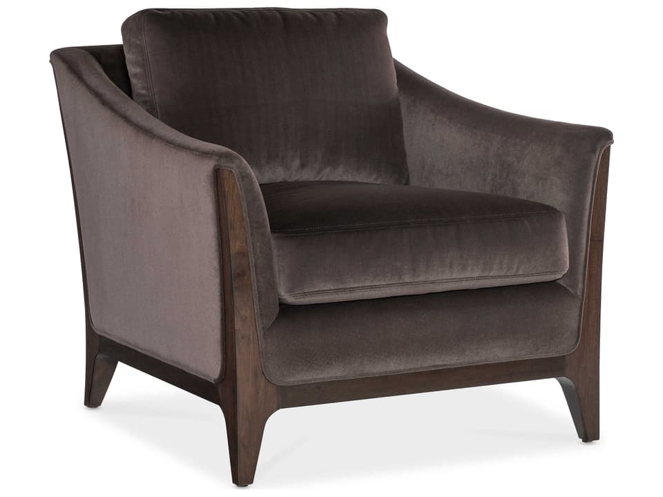 Sophia Transitional Fabric Accent Chair in Merrimac Mink