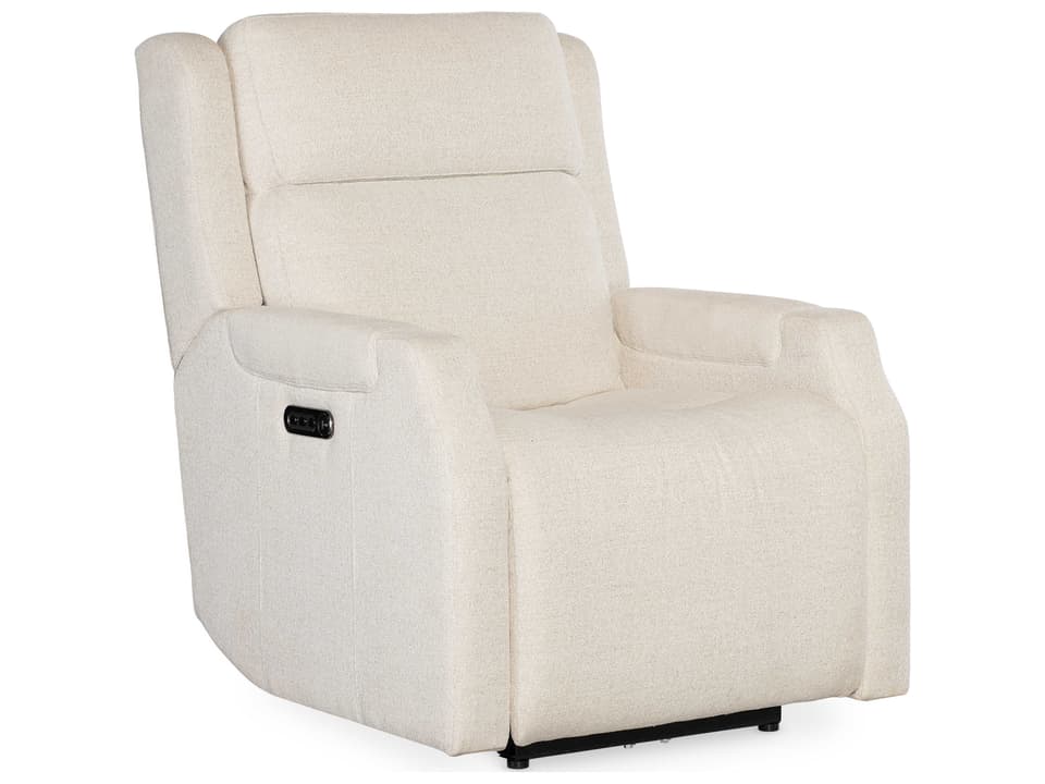 Nelson Zero Gravity Power Recliner in Wayfarer Frost White Fabric