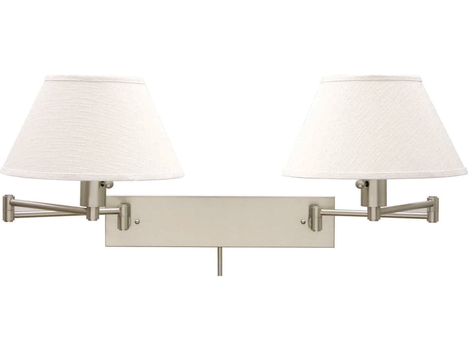 Home Office Two-Light Swing Arm Wall Sconce