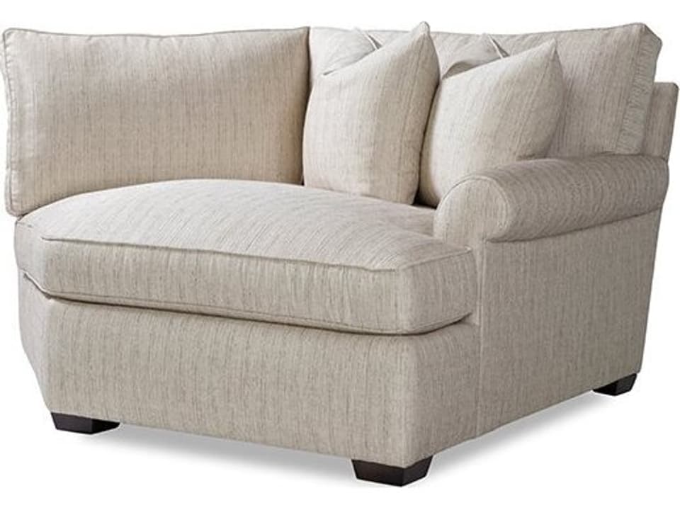 2300 Plush Upholstered Right Arm Cuddle Chaise