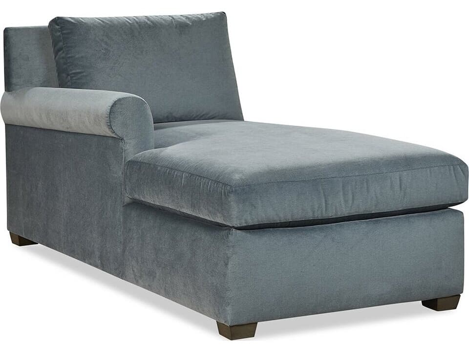 2600 Upholstered Left Arm Chaise Lounge with Rolled Arm