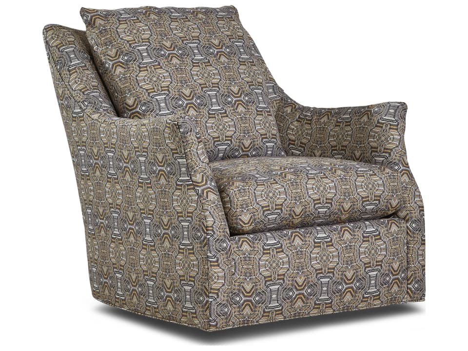 Shanna Upholstered Swivel Glider Accent Chair