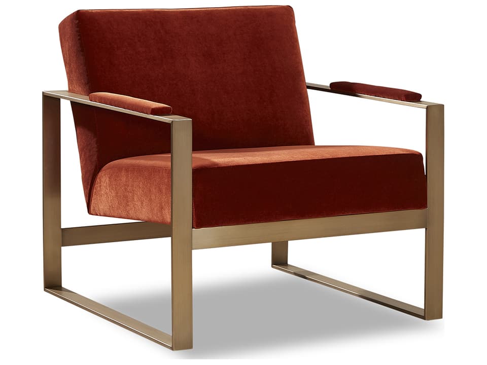 Myla Upholstered Accent Chair with Tight Back and Seat
