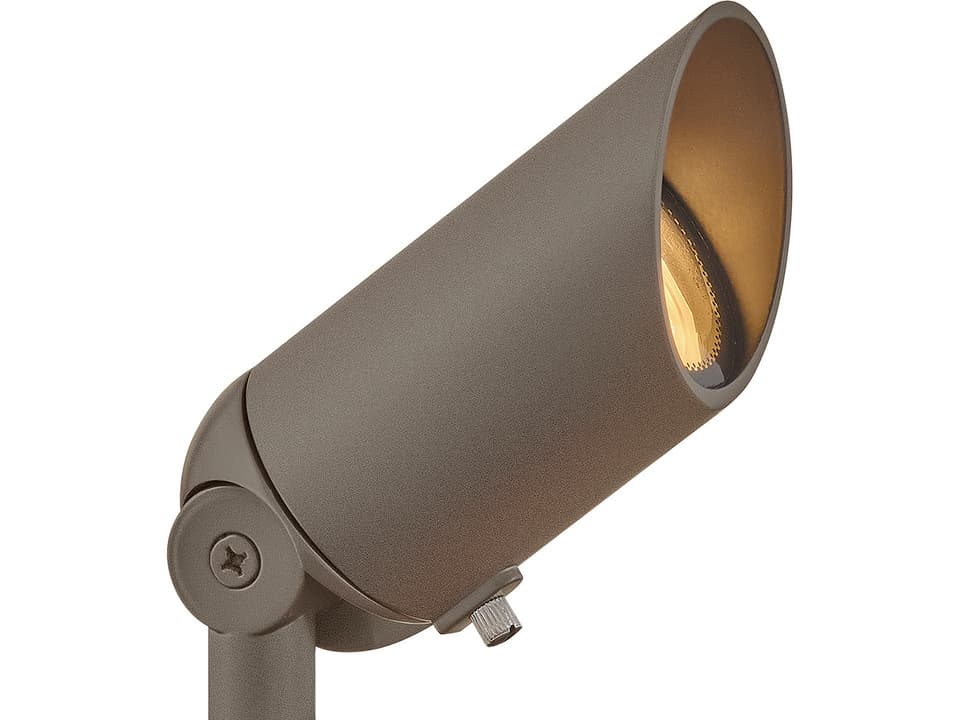 Lumacore Variable Output LED Outdoor Spot Light in Textured Brown