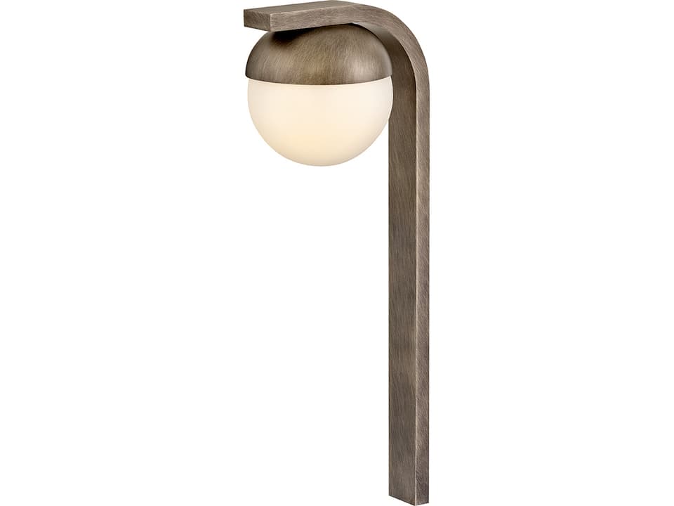 Realm LED Outdoor Path Light in Burnished Bronze