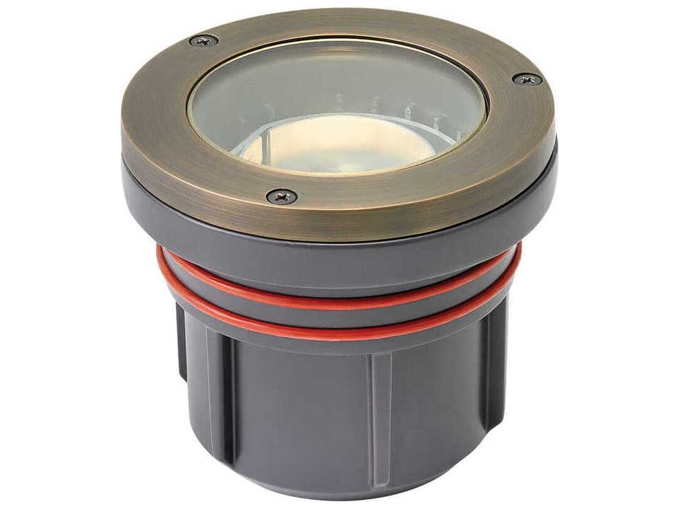 Hardy Island Variable Output LED Outdoor Well Light in Matte Bronze 2700K